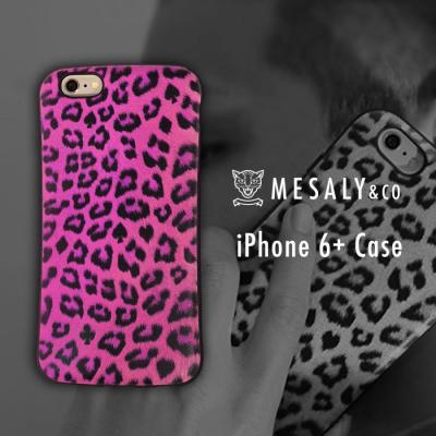 360°衝撃に強いアイフォンケース　Mesaly & Co iPhone6Plus アイフォン6 Plus case ピンク PINK ヒョウ柄 レオパード柄
