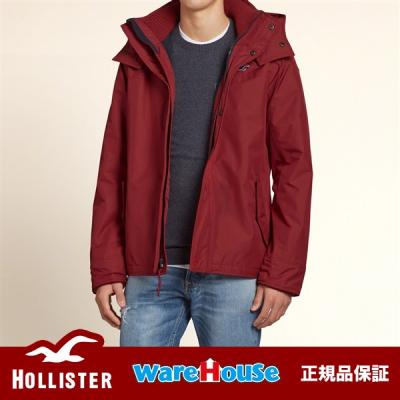 【 S サイズ】　ホリスター ジャケット 赤 レッド　The Hollister Sherpa Lined All-Weather Jacket アメカジ インポート 正規品保証付 最新作直輸