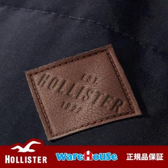 【 S サイズ】　ホリスタ　ミリタリージャケット 紺　ネイビー　Hollister Mens Channel Quilted Parka アメカジ インポート 正規品保証付 最新作直輸