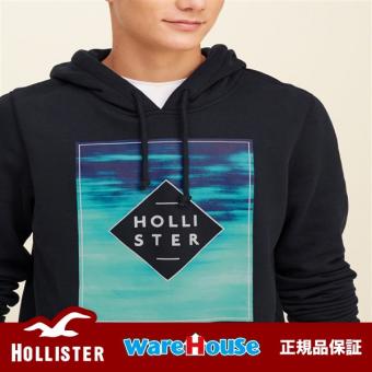 【S Mサイズ】HOLLISTER ホリスター グラフィックパーカー Logo Graphic Hoodie【Navy】ネイビー アメカジ インポート 正規品保証付 最新作直輸入