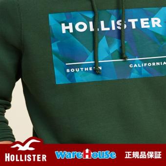 【S Mサイズ】HOLLISTER ホリスター グラフィックパーカー Logo Graphic Hoodie【Green】グリーン アメカジ インポート 正規品保証付 最新作直輸入