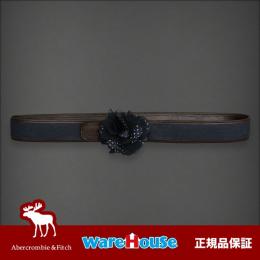 【XS/S】アバクロ　レザーベルト　Embellished Leather Belt アメカジ インポート 正規品保証付 最新作直輸入