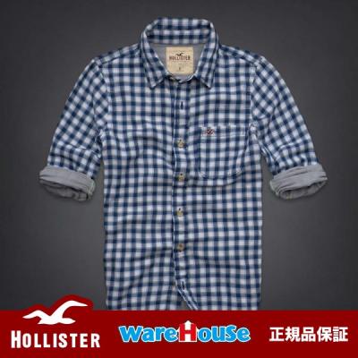 【Lサイズ】ホリスター　チェックシャツ　ネイビー 紺　Dana Point Shirt アメカジ インポート 正規品保証付 最新作直輸入