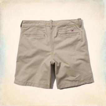 【30インチ】ホリスター ショートパンツ　カーキ　Beach Prep Fit Shorts アメカジ インポート 正規品保証付 最新作直輸入