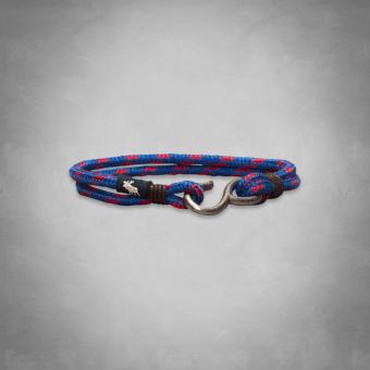アバクロ　ブレスレット　ブルー 青　Vintage Woven Bracelet 送料無料