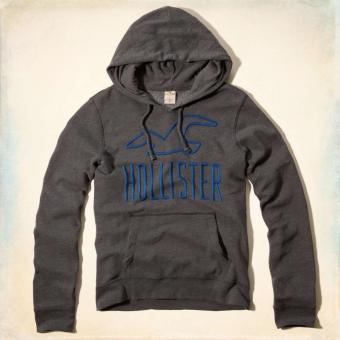 【M サイズ】ホリスター　プルオーバー パーカー　グレー　Redondo Hoodie アメカジ インポート 正規品保証付 最新作直輸入