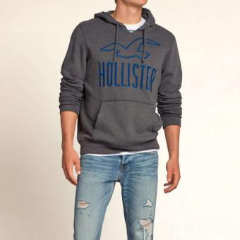 【M サイズ】ホリスター　プルオーバー パーカー　グレー　Redondo Hoodie アメカジ インポート 正規品保証付 最新作直輸入