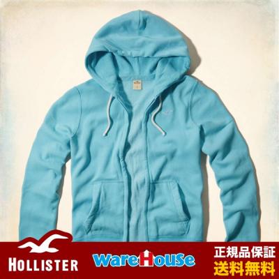【S サイズ】ホリスター フルジップ パーカー　ターコイズ 水色　San Elijo Hoodie アメカジ インポート 正規品保証付 最新作直輸入